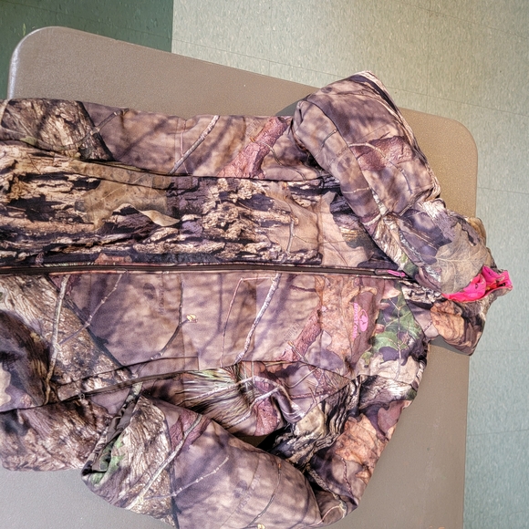 Mossy Oak Jackets & Blazers - Camouflage Coat with Pink Accents